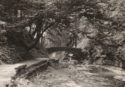 Historical picture of the gorge
