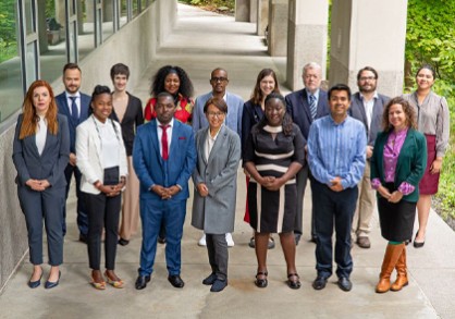 International Students gathered together